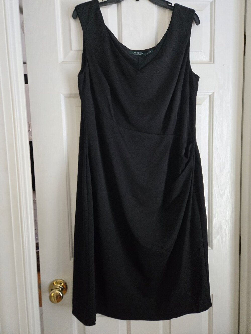 Ralph Lauren Evening Wear - Black Cocktail Dress - 18W
